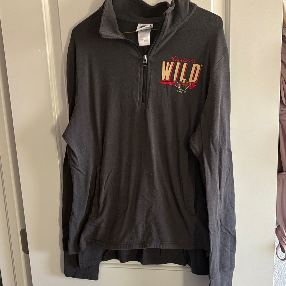 NHL Gray Quarter-Zip Pullover